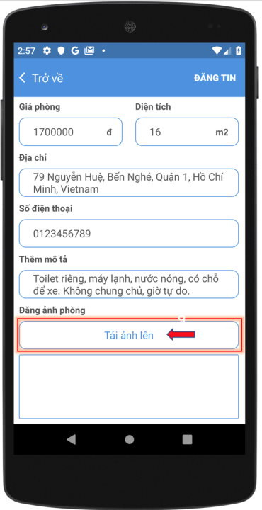 Đăng tin thuê phòng miễn phí trên Nhà trọ 360