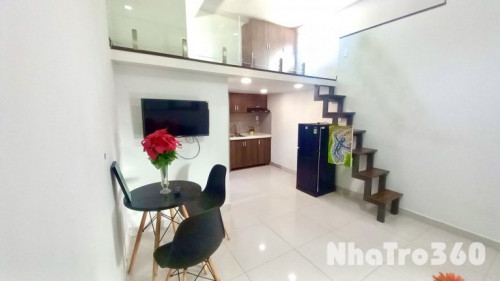Duplex gác cao 1m9, giá rẻ ưu đãi chỉ 5tr5, rộng rãi, nhà mát tại Huỳnh Tấn Phát Quận 7 - Full nội thất