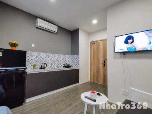 Cho thuê căn hộ studio cửa sổ, Q5 gần ĐH Sài Gòn, chợ Hồ Thị Kỷ, Vạn Hạnh Mall