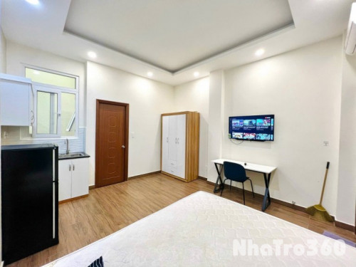 Studio Full nội thất, thoáng mát