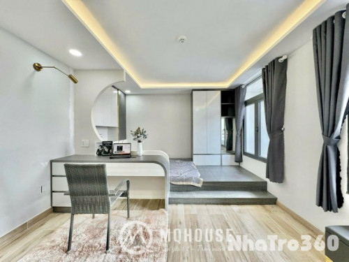 Studio cửa sổ lớn full nội thất quận Tân Bình gần Lotte Mart Cộng Hòa