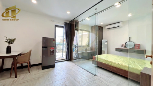 APARTMENT FOR RENT CHO THUÊ CĂN STUDIO VÁCH NGĂN Q1 CỬA SỔ LỚN