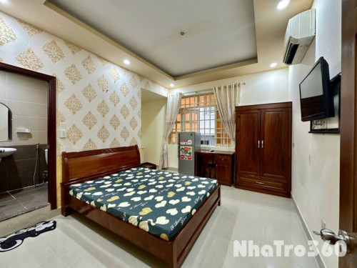 Studio full nội thất cửa sổ rộng ở 701 Trần Xuân Soạn , phường Tân Hưng gần LOTTE, ĐH TDT, RMIT