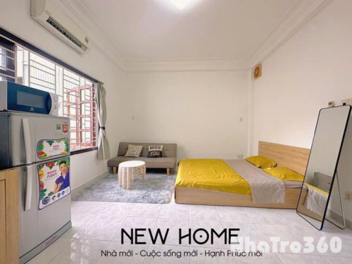 Cho thuê căn hộ 35m2 cửa sổ Full nội thất gần Etown Cộng Hòa