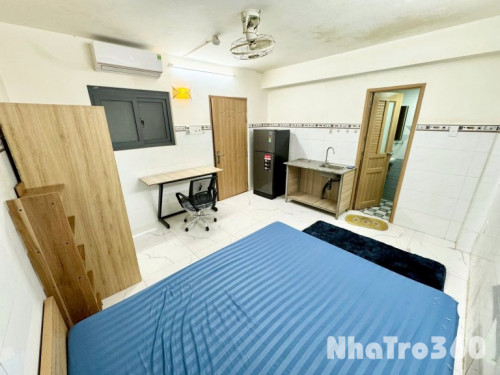 Studio full nội thất ở đường số 6 Bình Thuận gần ĐH UFM,  KCX Tân Thuận, cầu Tân Thuận, Vincom Trần Trọng Cung