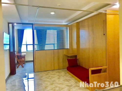 Studio full nội thất 2 giường ngủ, cửa sổ thoáng tại 17A Nguyễn Văn Linh, Bình Thuận