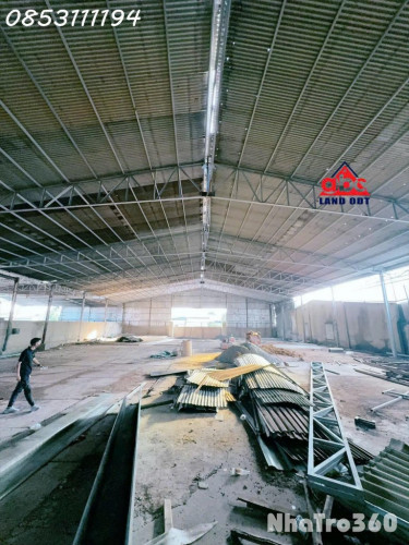 Cho thuê xưởng 4500m2. Phường Tân Hoà Tp.Biên Hòa -Giá 100tr/Tháng