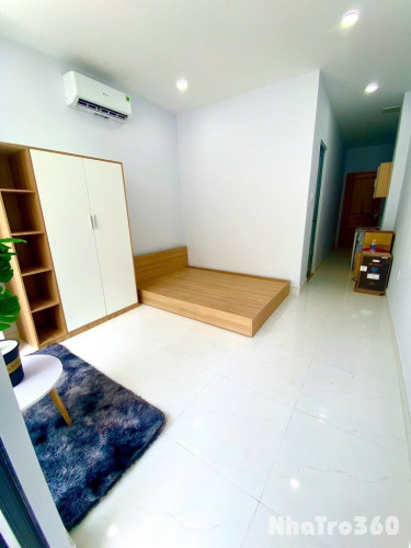 Căn hộ studio full nội thất, ban công Hoà Hưng Q10