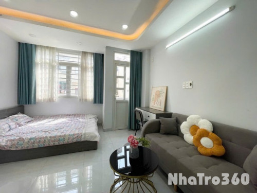 🏠Cho thuê căn hộ 1 Phòng ngủ Ban công Quận 1 gần cầu Thị Nghè, vòng xoay Điện Biên Phủ,...