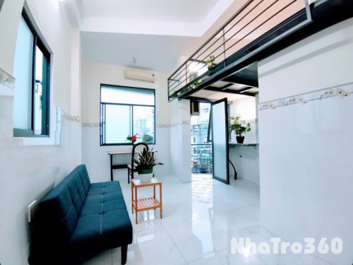 Duplex ban công cửa sổ view đẹp tại Tân Quy full nội thất