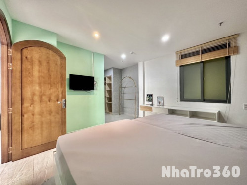Cho thuê căn hộ 1PN Full NT gần cv Văn Lang Q5