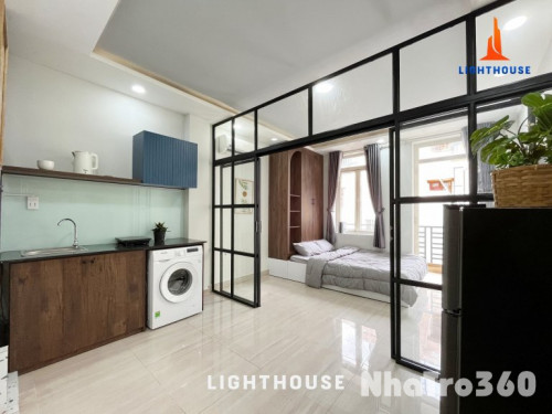Cho thuê căn hộ 1PN, ban công, Q10, máy giặt riêng, gần SVĐ Phú Thọ, ĐH. Bách Khoa