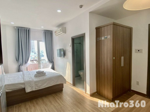 Trống sẵn Studio full nội thất, cửa sổ, Quận 1