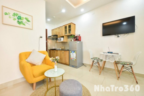 Trống sẵn Studio full nội thất, Ban công, Quận 1