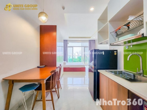 STUDIO BANCON view sông full nội thất gần ĐH UFM , cầu Tân Thuận