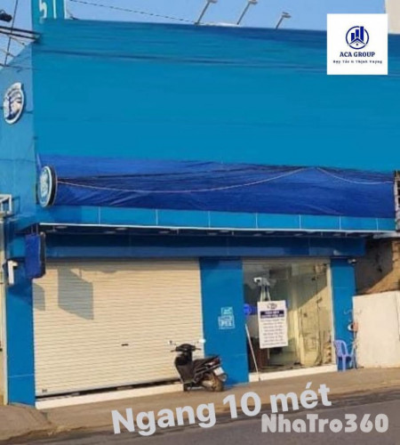 CHO THUÊ MẶT TIỀN 10M NGAY NGÃ 3 ĐƯỜNG BÀ TRIỆU. NGANG 10M