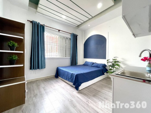 Studio cửa sổ full nội thất gần Đại Học Hoa Sen