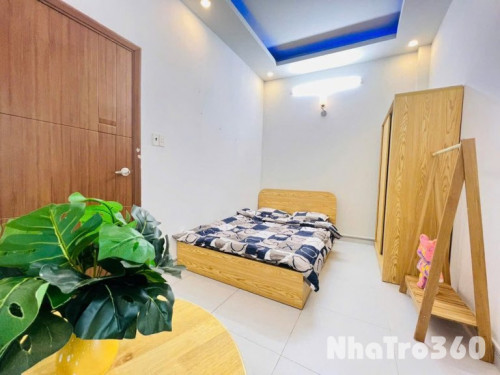 Căn Hộ Studio cửa sổ full nội thất Âu Dương Lân Q8