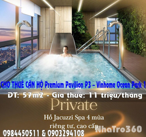 CHO THUÊ CĂN HỘ Premium Pavilion P3 – Vinhome Ocean Park 1