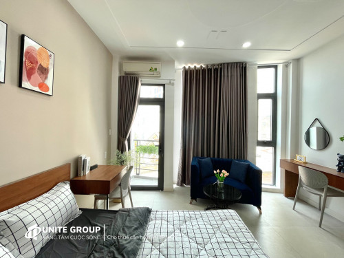 🏠Cho thuê căn hộ Studio Ban công MỚI 100% Quận 3 gần chợ Nguyễn Văn Trỗi, cầu Lê Văn Sỹ