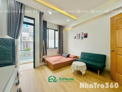 Căn hộ full nội thất rộng rãi 40m2 có ban công mát