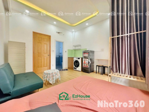 Căn hộ full nội thất rộng rãi 40m2 có ban công mát