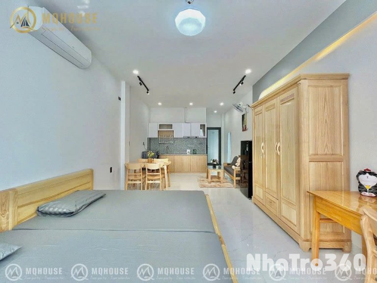 STUDIO CỬA SỔ FULL NỘI THẤT GẦN CV GIA ĐỊNH QTB