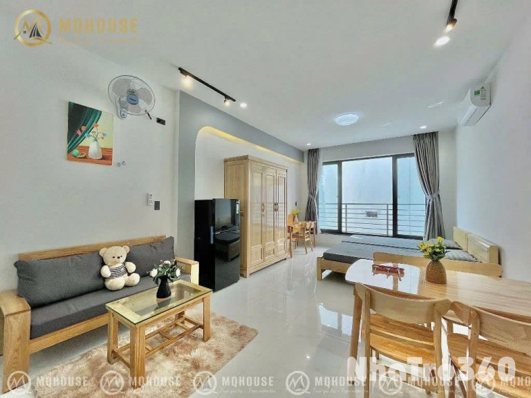 STUDIO CỬA SỔ FULL NỘI THẤT GẦN CV GIA ĐỊNH QTB