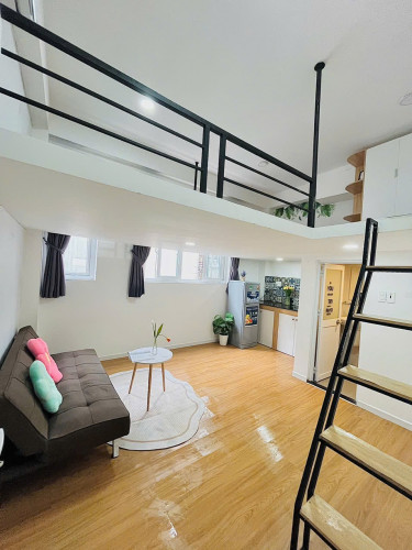 Cho thuê căn hộ Duplex (có gác), Q1, đường Cô Giang, gần ĐH Văn Lang, Cầu Ông Lãnh, CV 23/9