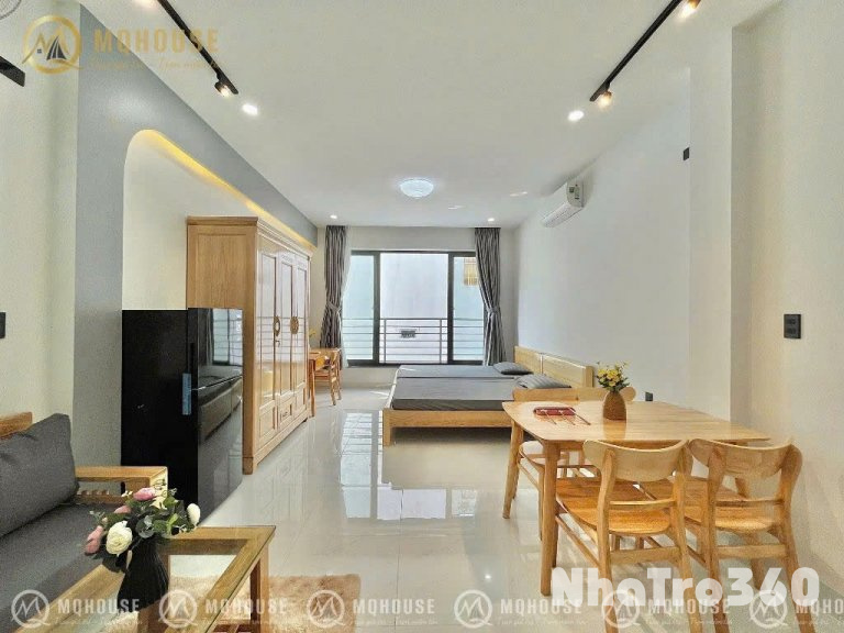 STUDIO CỬA SỔ FULL NỘI THẤT GẦN CV GIA ĐỊNH QTB