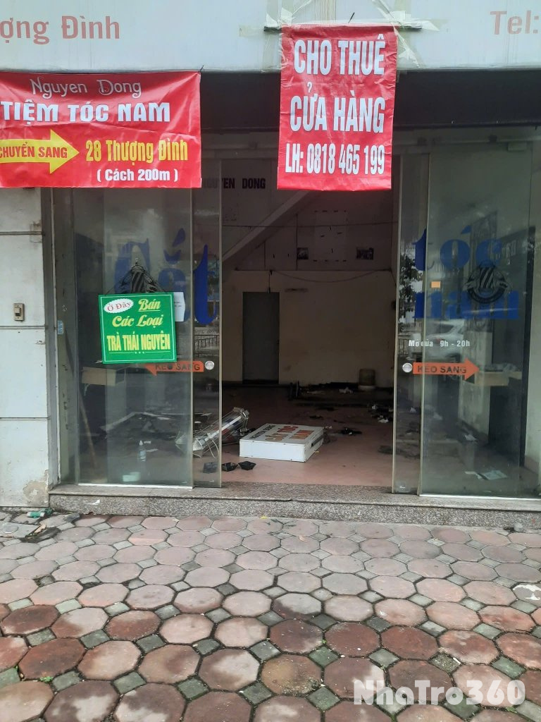 CHO THUÊ CỬA HÀNG MẶT TIỀN ĐẸP – KHU THƯỢNG ĐÌNH