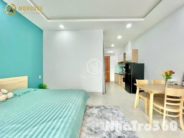 Căn hộ ban công, máy giặt riêng gần sân bay