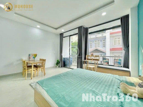 Căn hộ ban công, máy giặt riêng gần sân bay