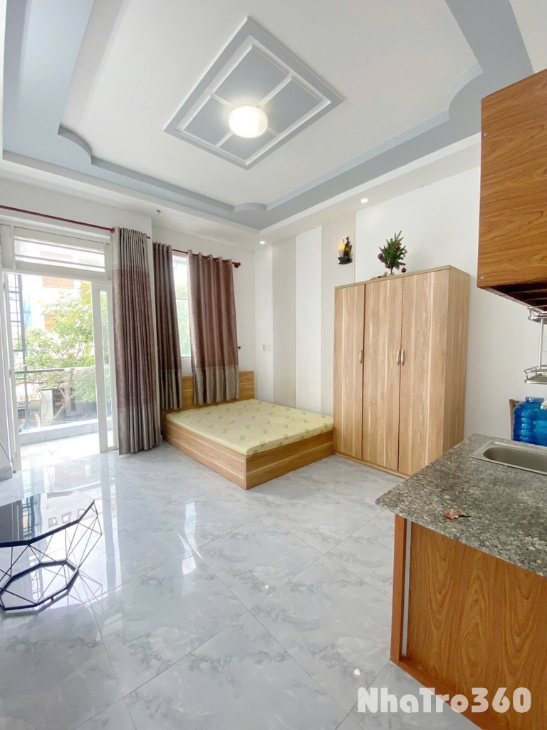 Studio Ban Công Full NT Ngay Ngã Tư Bảy Hiền QTB