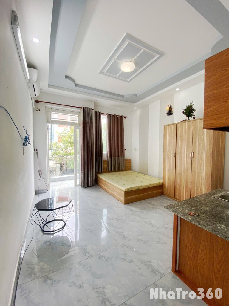 Studio Ban Công Full NT Ngay Ngã Tư Bảy Hiền QTB