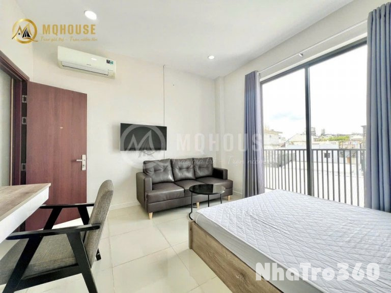 1PN Full nội thất mới, Ban công ngay Bình Thạnh
