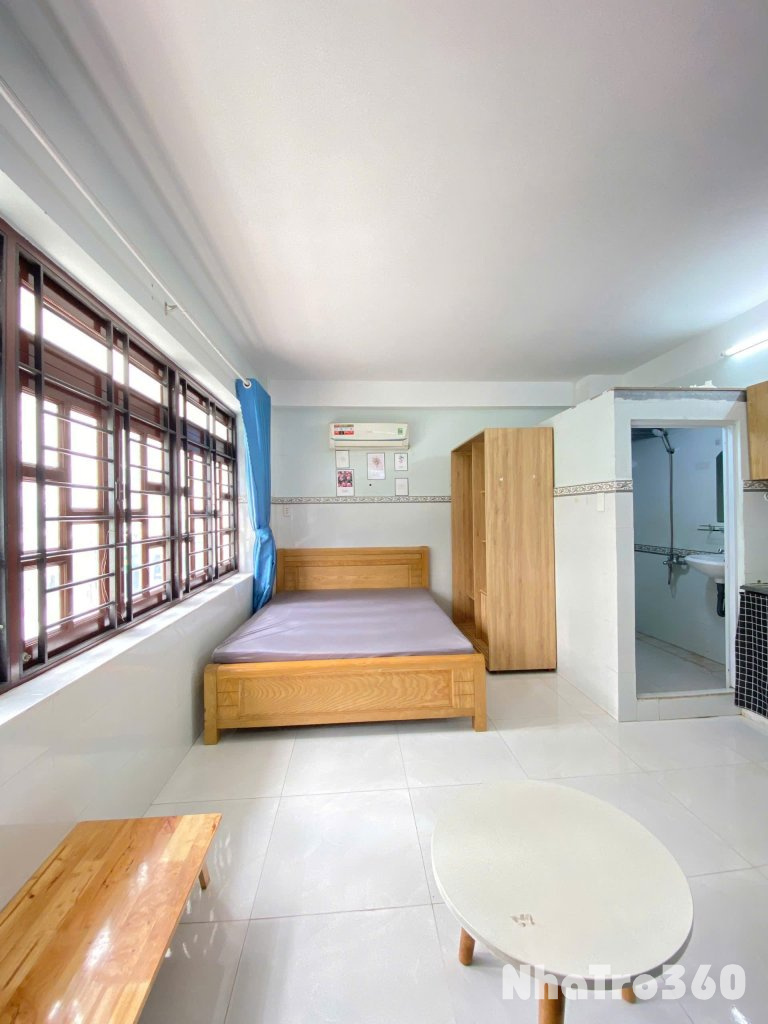 Cho thuê phòng trọ có nội thất đường Trường Sơn gần sân bay Tân Sơn Nhất.