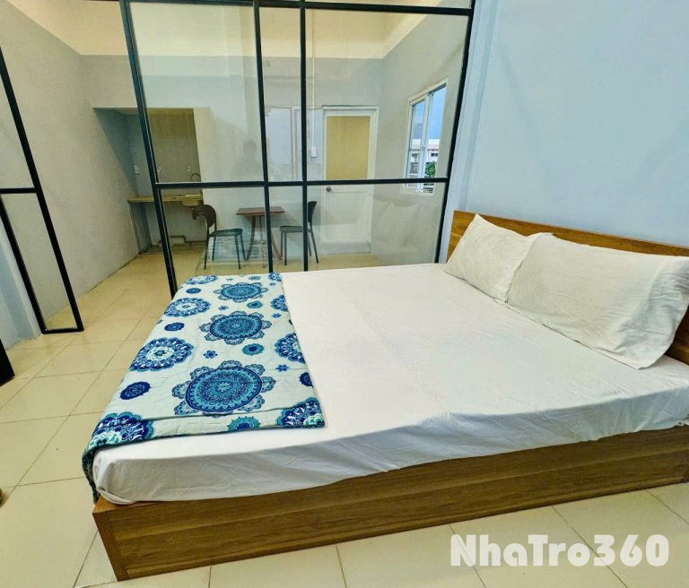 Cho thuê căn hộ 1PN Cửa sổ thoáng Q4 gần ĐH Luật, ĐH Nguyễn Tất Thành, cầu Khánh Hội