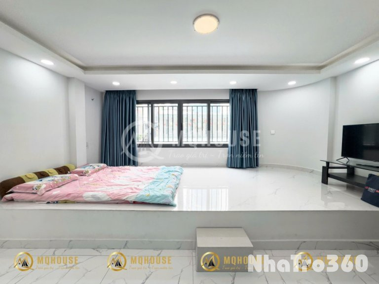 Studio, full nội thất, cửa sổ, tự do