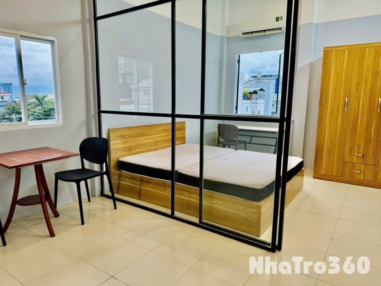 Cho thuê căn hộ 1PN Cửa sổ thoáng Q4 gần ĐH Luật, ĐH Nguyễn Tất Thành, cầu Khánh Hội