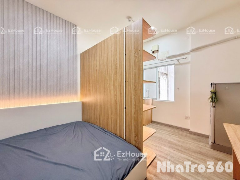 Studio, 1pn, tách bếp, cửa sổ, full nội thất