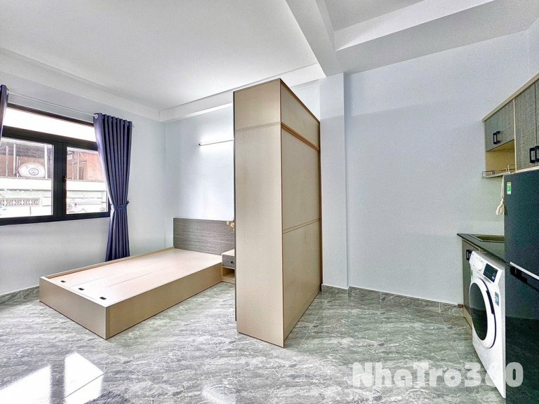 Studio Tách Bếp Máy Giặt Riêng Cửa Sổ Etown TB