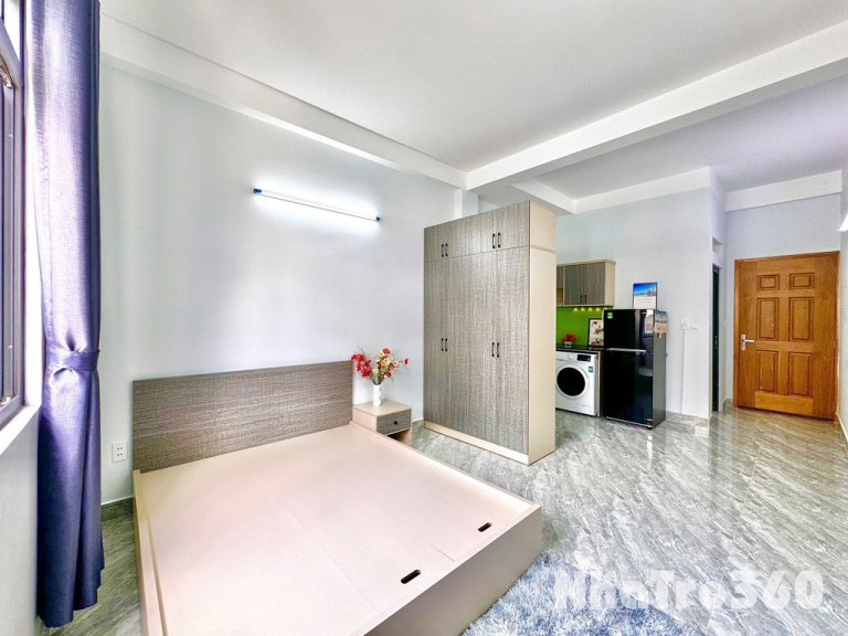 Studio Tách Bếp Máy Giặt Riêng Cửa Sổ Etown TB