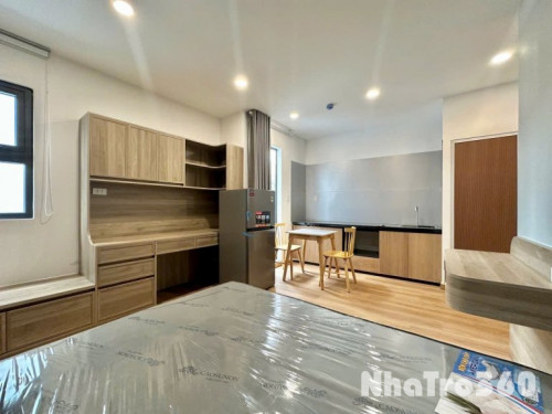 Cho thuê căn hộ Studio Ban công Q4 gần chợ 200, nhà thờ Xóm Chiếu, cầu Ông Lãnh