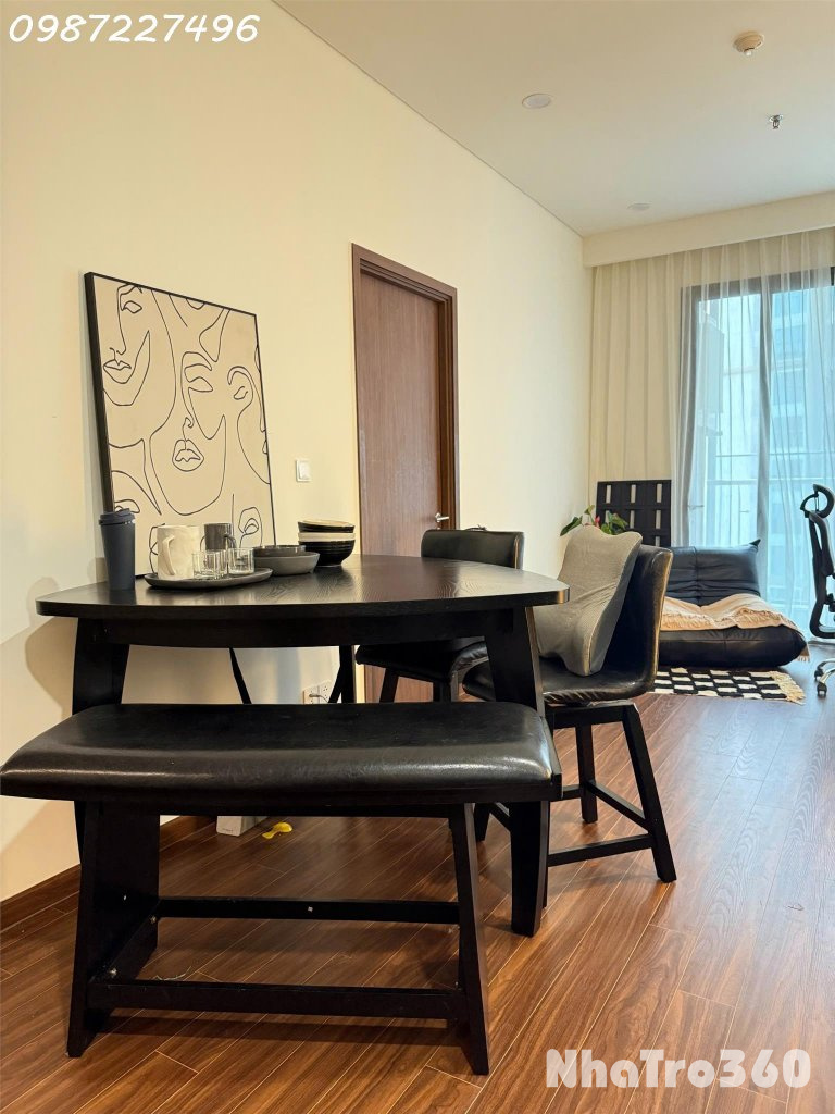 Cho thuê căn hộ cao cấp 2N2WC Masteri H1, Vin Ocean Park, Gia Lâm, DT 66,88m2