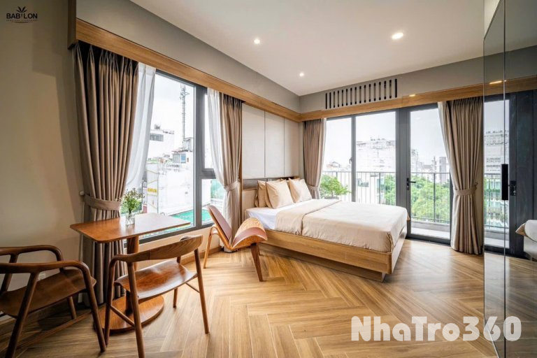 Căn hộ ban công full nội thất gần sân bay