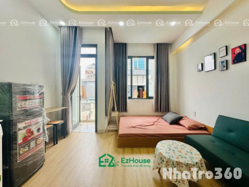 Căn hộ full nội thất rộng rãi 40m2 có ban công mát