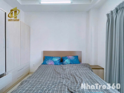 Cho thuê căn hộ 1PN, ban công, Q4, Đường Tôn Thất Thuyết, gần ĐH Nguyễn Tất Thành, ĐH Luật, Chợ Xóm Chiếu