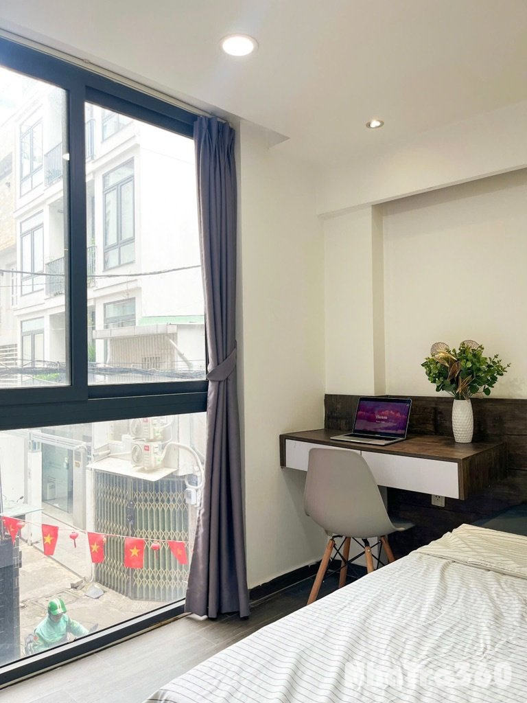 Cho thuê căn hộ 1PN - quận 1 cửa sổ thoáng
