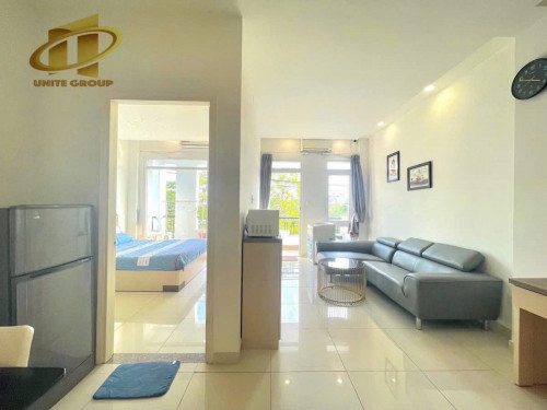 Cho thuê căn hộ 1PN, ban công, Q4, Đường Tôn Thất Thuyết, gần ĐH Nguyễn Tất Thành, ĐH Luật, Chợ Xóm Chiếu